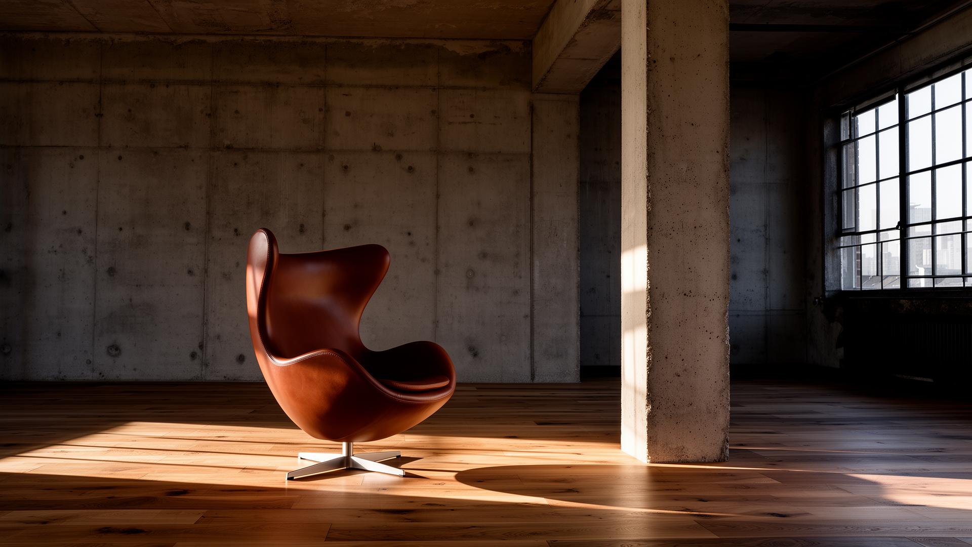 Nortra brutalist lounge interior